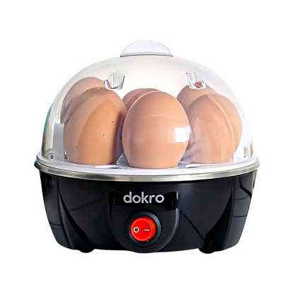 Dokro Electric Instant Egg Boiler (Black), 3 Modes and Automatic shutoff