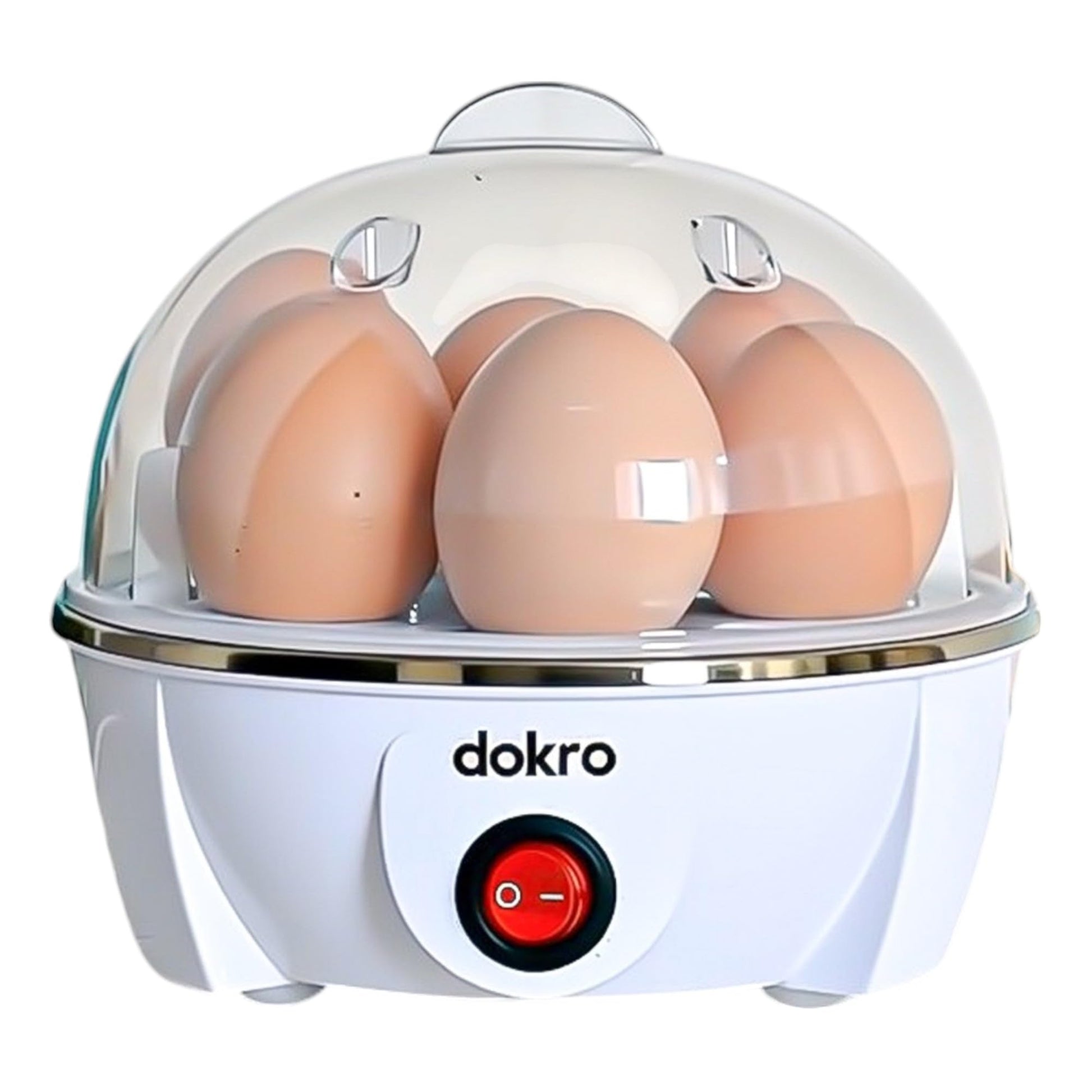 Dokro Electric Egg Boiler Double Layer | Boils 14 Eggs | 3 Boiling Modes – Soft Medium Hard | Auto Shut-Off | LED Indicator | Stainless Steel Heating Plate | Blue Color