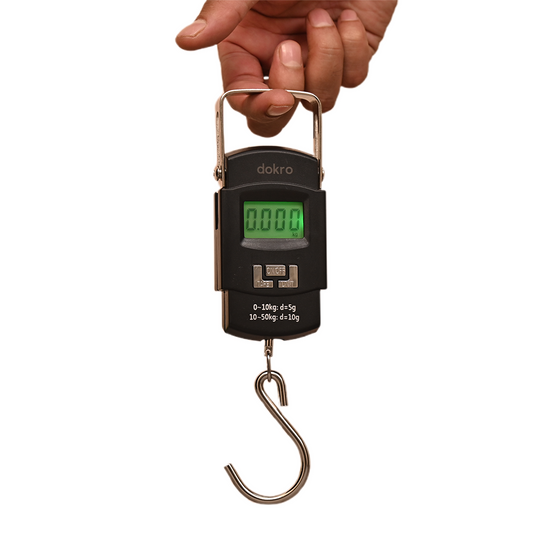 Dokro Digital Luggage Scale, LED Display, 50kg Capacity, High Precision Sensors, Auto Shut-Off